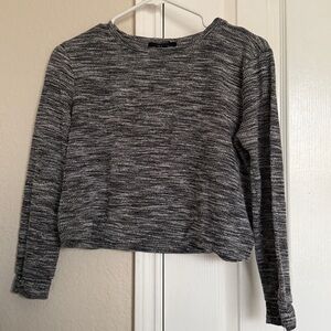 Women's Gray Sweater Top